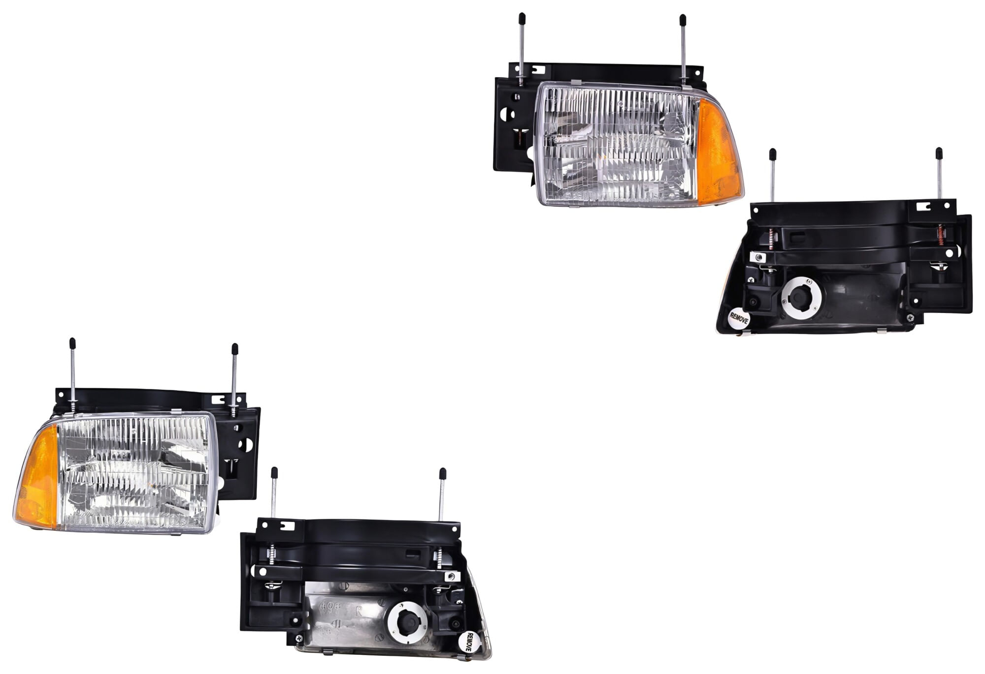 Par De Faros Sin Foco