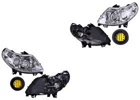 Par De Faros Eléctrico Con Motor Sin Foco