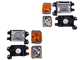 Par De Faros Fondo Cromado Con Cuarto Sin Foco