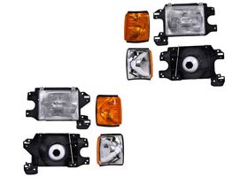 Par De Faros Fondo Negro Con Cuarto Sin Foco