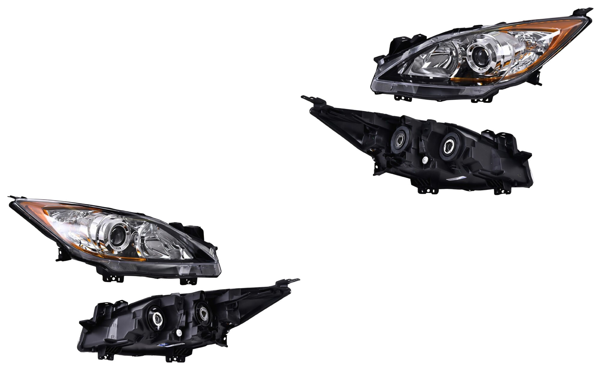Par De Faros Manual Para Foco Halógeno Sin Foco
