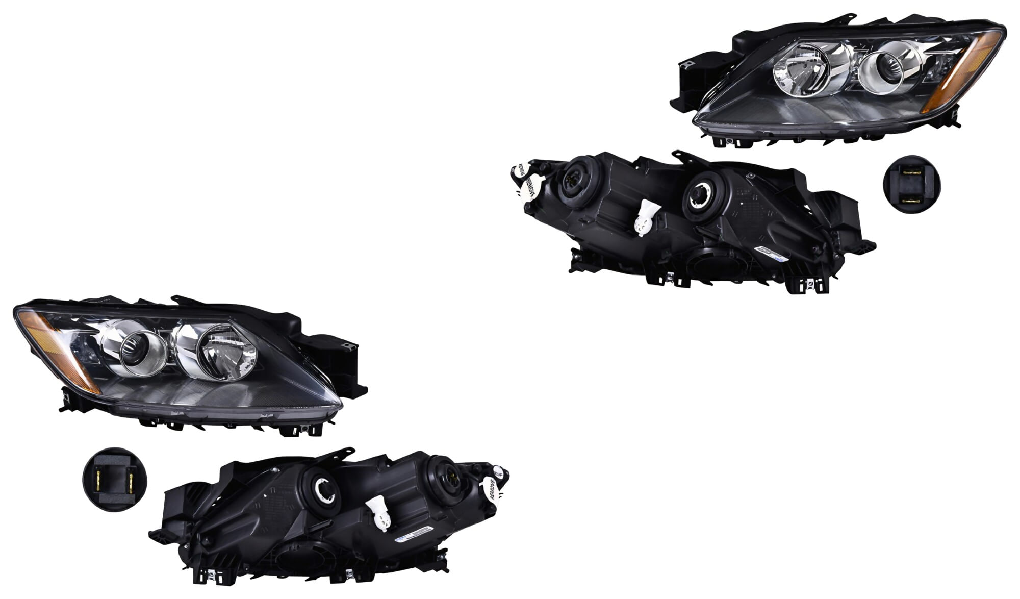 Par De Faros Para Foco Halógeno Sin Foco