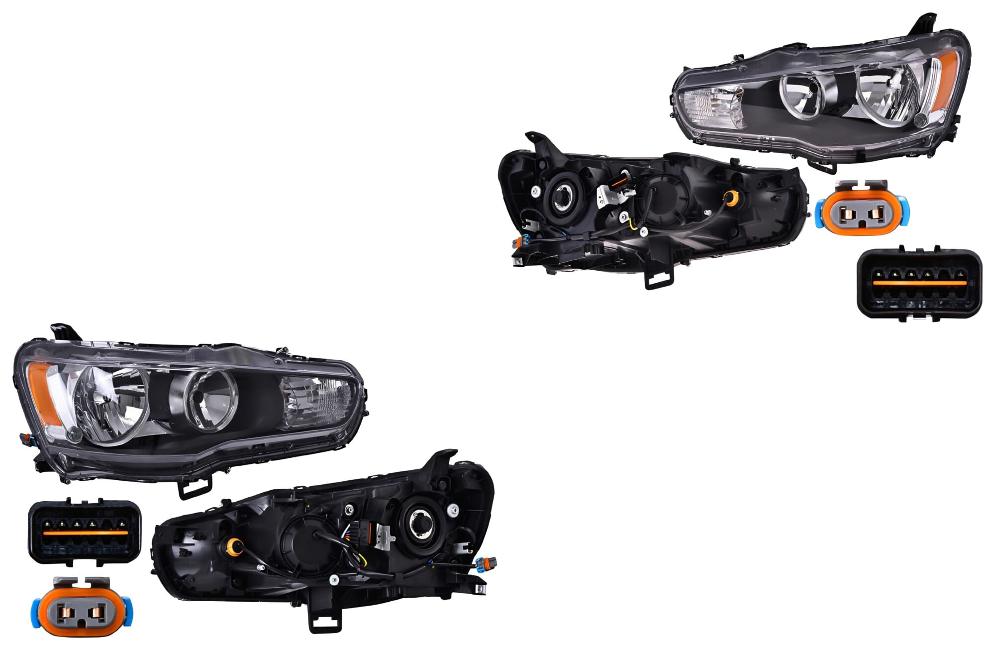 Par De Faros Manual Para Foco Halógeno Sin Foco