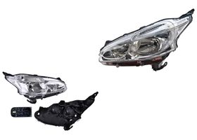 Par De Faros Eléctrico Sin Motor Para Foco Halógeno Sin Foco