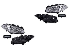 Par De Faros Manual/Eléctrico Para Foco Halógeno Sin Foco