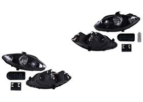 Par De Faros Eléctrico Sin Motor Para Foco Halógeno Sin Foco
