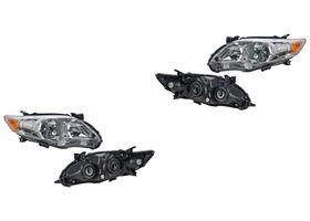 Par De Faros Fondo Cromado