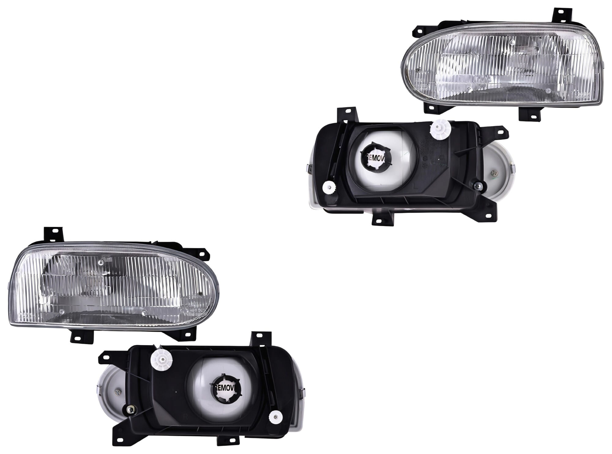 Par De Faros Sin Foco