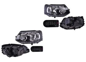 Par De Faros Eléctrico Con Motor Para Foco Halógeno Sin Foco