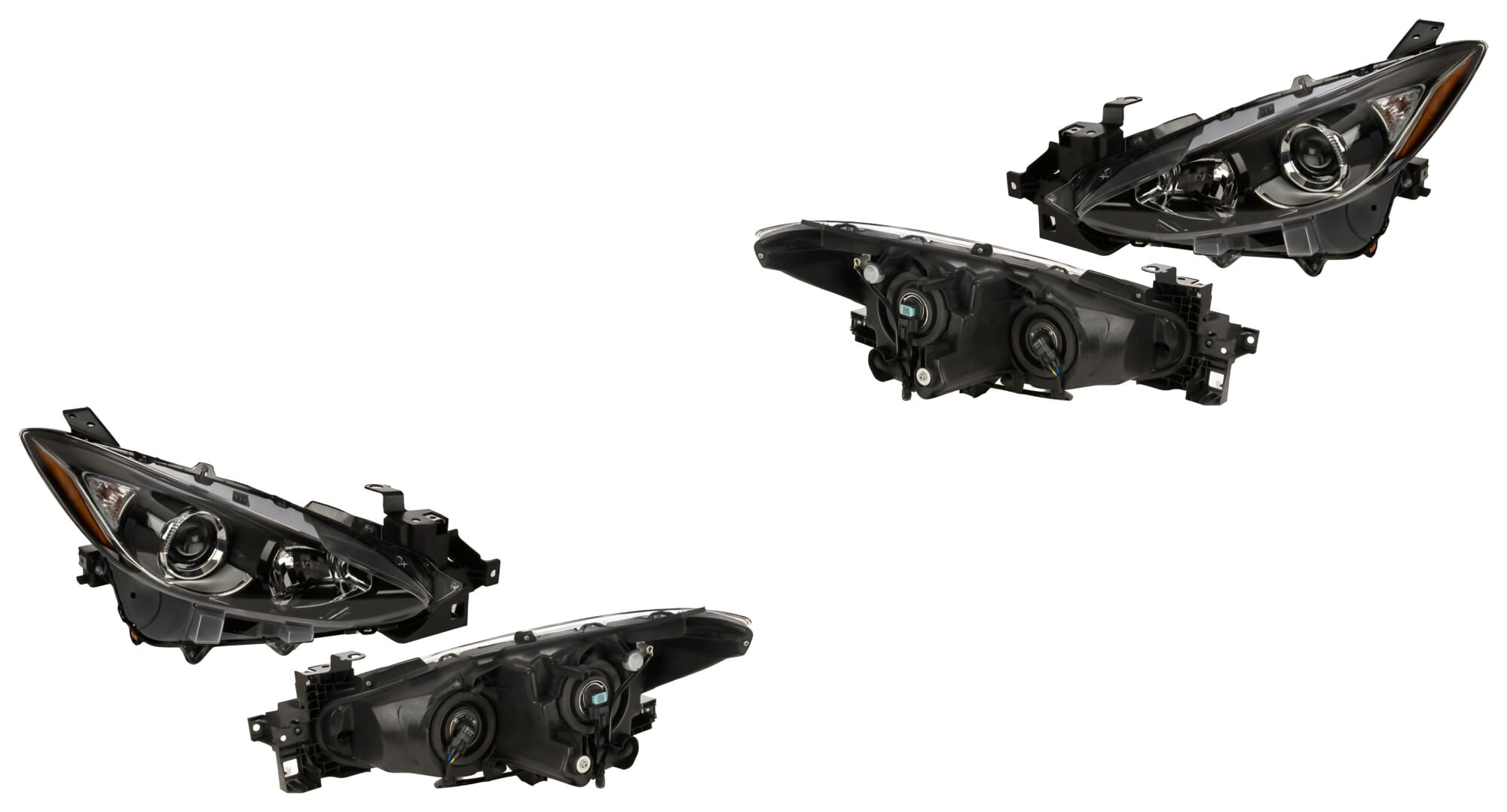 Par De Faros Para Foco Halógeno
