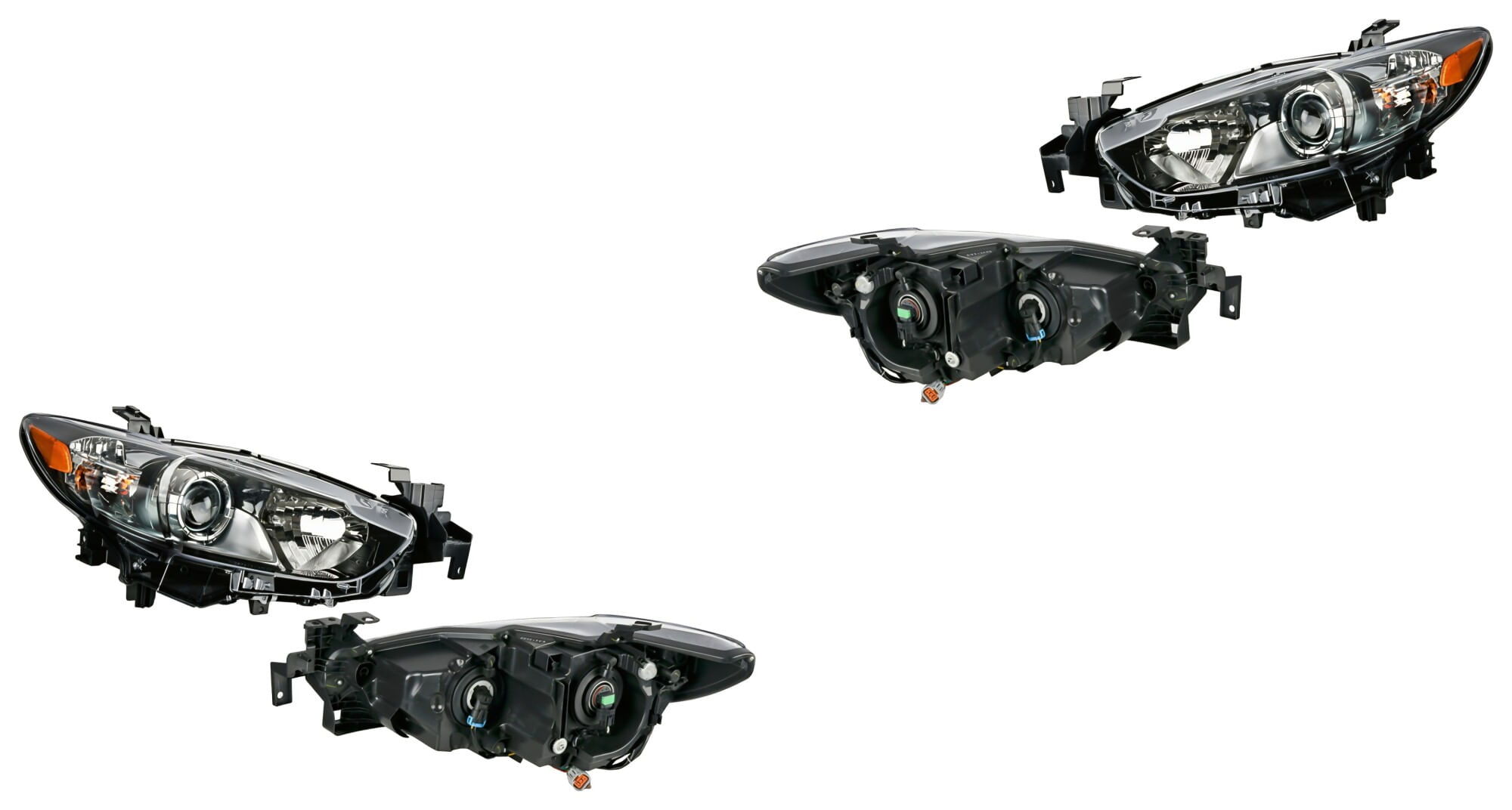 Par De Faros Para Foco Halógeno Sin Foco