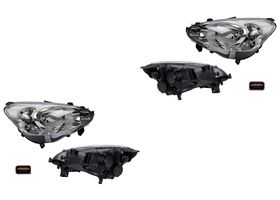 Par De Faros Eléctrico Con Motor Para Foco Halógeno Sin Foco