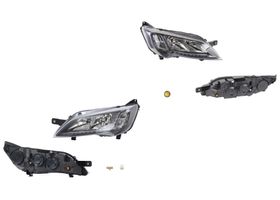 Par De Faros Con Motor Para Foco Halógeno Sin Foco Con Leds Con Luz De Día