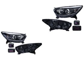 Par De Faros Eléctrico Con Motor Para Foco Halógeno Sin Foco