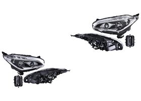 Par De Faros Eléctrico Sin Foco Con Leds Con Lupa