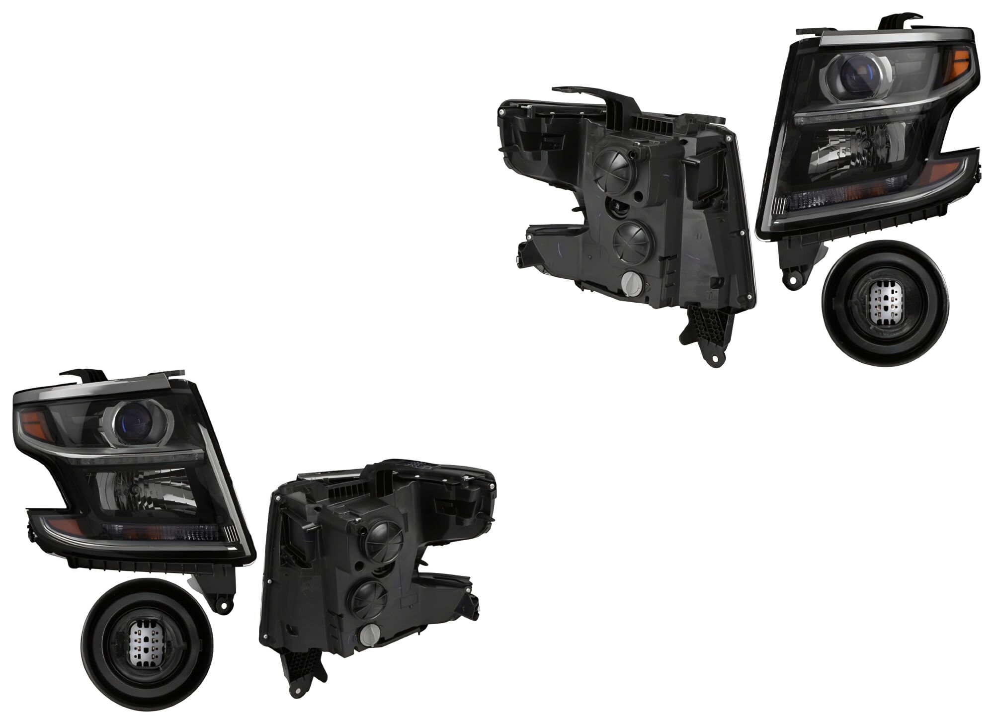 Par De Faros Para Foco Halógeno