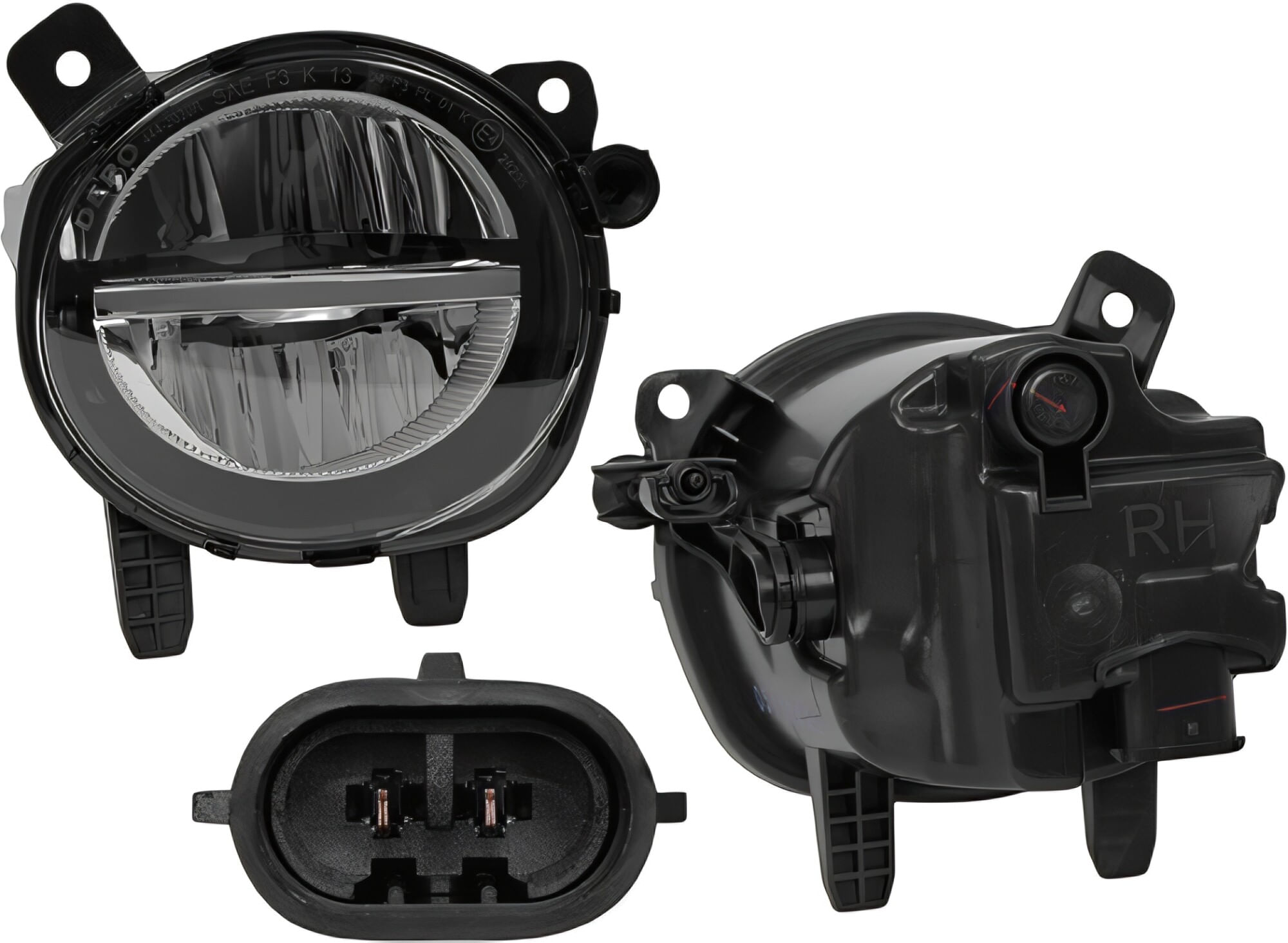 Faro Para Niebla Con Leds Lado Pasajero