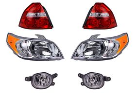 Kit De Faros Principales, Faros De Niebla Y Calaveras (6 Piezas)