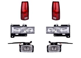 Kit De Faros Principales, Faros De Niebla Y Calaveras (6 Piezas)