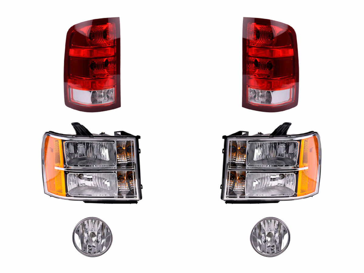 Kit De Faros Principales, Faros De Niebla Y Calaveras (6 Piezas)