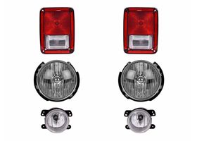 Kit De Faros Principales, Faros De Niebla Y Calaveras (6 Piezas)
