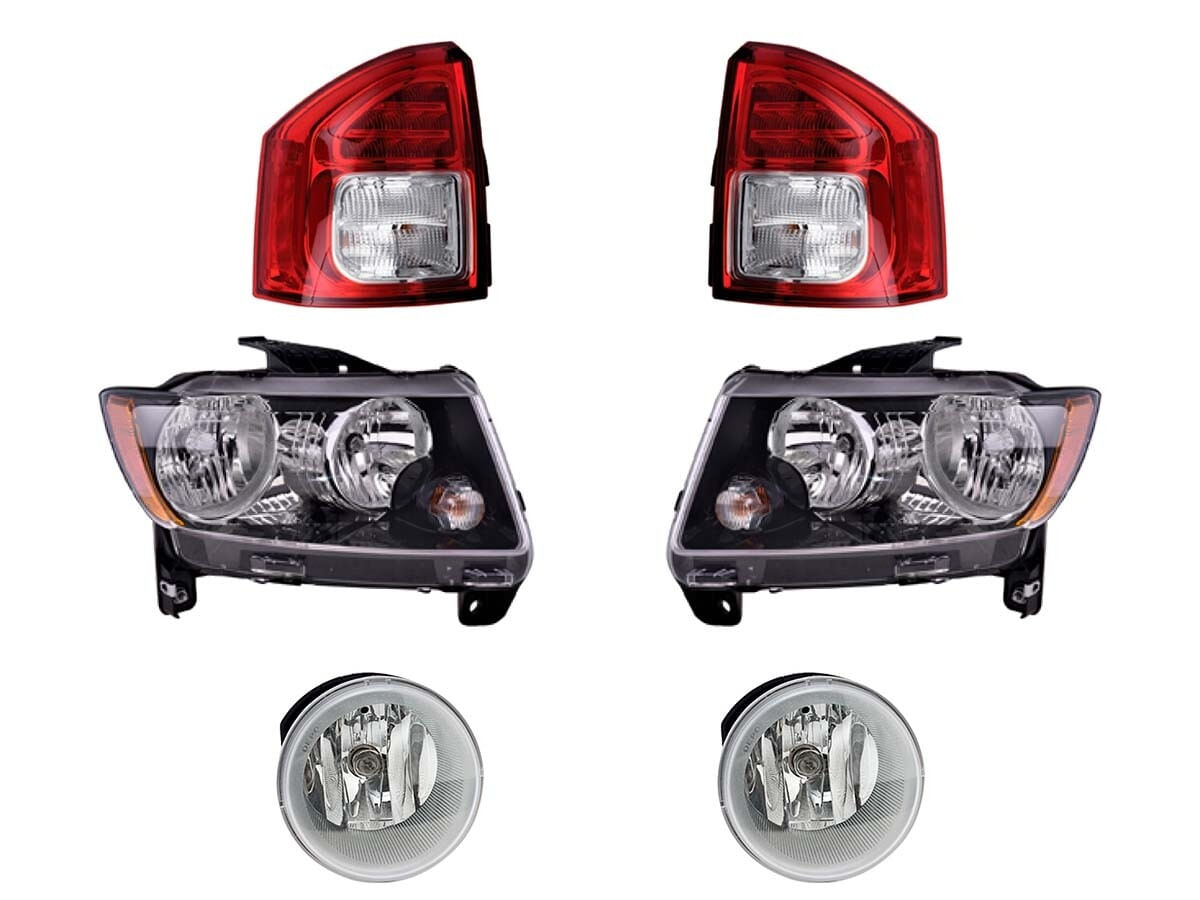 Kit De Faros Principales, Faros De Niebla Y Calaveras (6 Piezas)