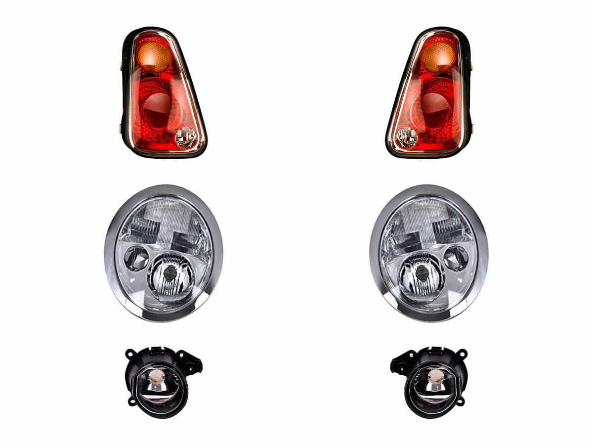Kit De Faros Principales, Faros De Niebla Y Calaveras (6 Piezas)