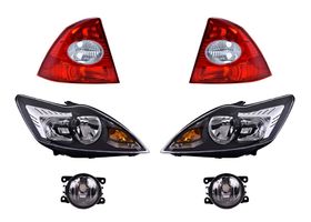 Kit De Faros Principales, Faros De Niebla Y Calaveras (6 Piezas)