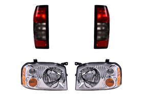 Kit De Faros Mica Clara Y Calaveras Sin Foco (4 Piezas)