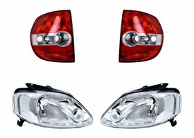 Kit De Faros Para Foco Halógeno Sin Foco Sin Motor Y Calaveras Sin Foco (4 Piezas)