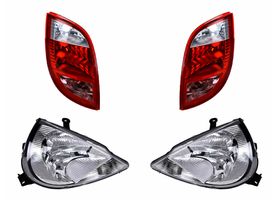 Kit De Faros Con Cuarto Blanco Sin Foco Y Calaveras Sin Foco (4 Piezas)