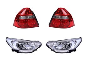 Kit De Faros Sin Foco Fondo Cromado Sin Motor Y Calaveras Sin Foco (4 Piezas)