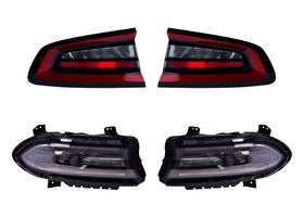 Kit De Faros Para Foco Xenón Y Calaveras Con Leds (4 Piezas)