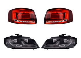 Kit De Faros Para Foco Halógeno Sin Foco Con Motor Y Calaveras Sin Foco (4 Piezas)