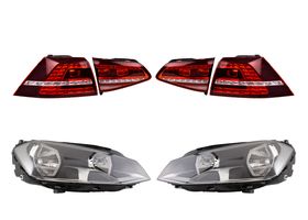 Kit De Faros Para Foco Halógeno Sin Foco Con Motor Y Calaveras Con Leds (6 Piezas)