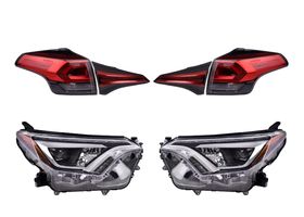 Kit De Faros Sin Foco Con Leds Y Calaveras Con Leds , Sin Leds (6 Piezas)