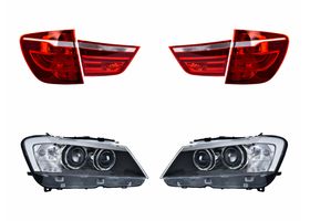 Kit De Faros Para Foco Xenón Sin Foco Con Motor Y Calaveras Sin Foco Sin Leds , Con Leds (6 Piezas)