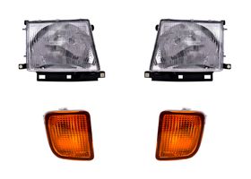 Kit De Faros Sin Foco Y Cuartos (4 Piezas)