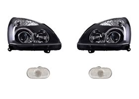 Kit De Faros Para Foco Xenón Sin Foco Con Lupa Sin Motor Y Cuartos Blanco (4 Piezas)