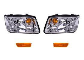 Kit De Faros Cuarto Ámbar Sin Niebla Sin Foco Y Cuartos Ámbar (4 Piezas)