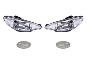 Kit De Faros Sin Foco Y Cuartos Blanco (4 Piezas)