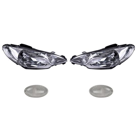 depo-kit-de-faros-sin-foco-sin-motor-y-cuartos-blanco-4-piezas-peugeot-206-2003-2009-206-0