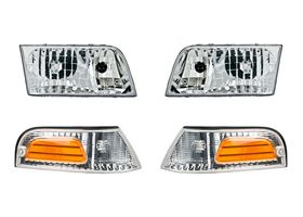 Kit De Faros Con Ajuste Sin Foco Y Cuartos (4 Piezas)