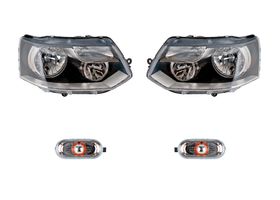 Kit De Faros Para Foco Halógeno Sin Foco Con Motor Y Cuartos (4 Piezas)