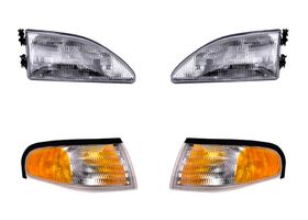 Kit De Faros Sin Foco Y Cuartos (4 Piezas)