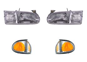 Kit De Faros Sin Foco Y Cuartos Bicolor (4 Piezas)