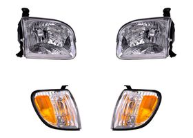 Kit De Faros Con Ajuste Y Cuartos Bicolor (4 Piezas)