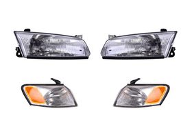 Kit De Faros Sin Foco Y Cuartos Bicolor (4 Piezas)