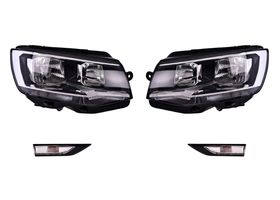 Kit De Faros Para Foco H7 Con Motor Y Cuartos (4 Piezas)