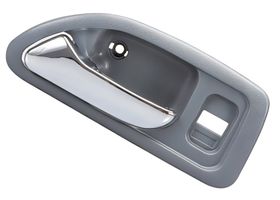 Manija Puerta Interior Delantera Gris Claro/Cromado Con Hoyo Para Seguro Lado Conductor